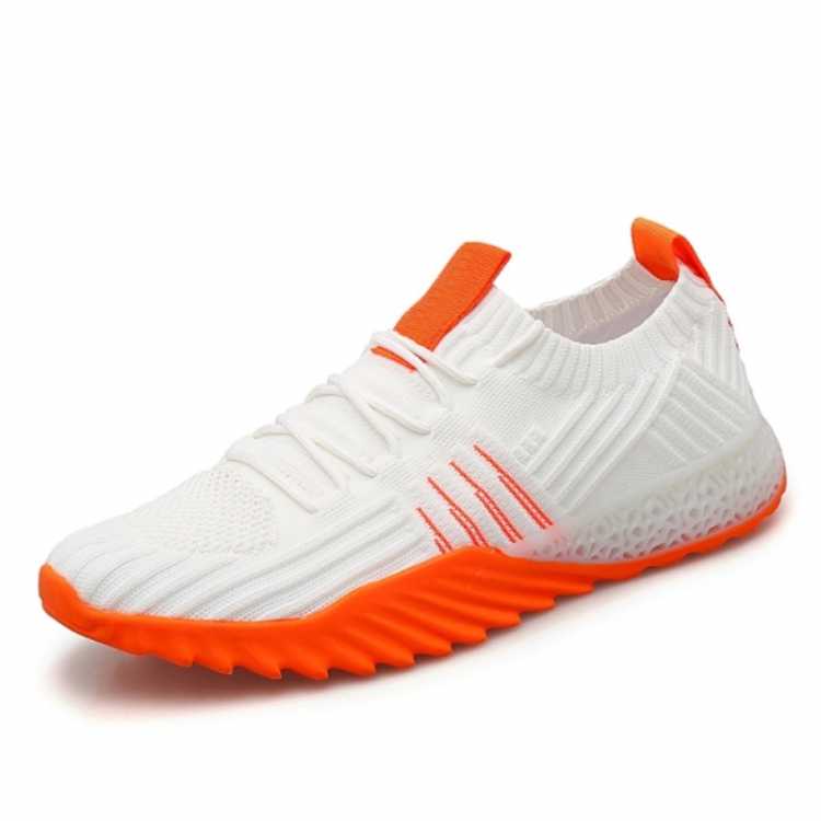 Men Soft Sole Sneaker Couple Mesh Breathable Casual Shoes Comfortable Running Shoes Fashionable Jelly Sole