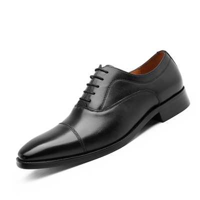 Brand New Formal Wedding Shoes Men Laces Up Soft Comfortable Oxford Shoes Men's Cleat Fashion Large Size Shoes
