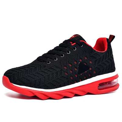 Men Mesh Shock Absorption Sneaker Comfortable Air Cushion Running Shoes Outdoor Breathable Leisure Shoes